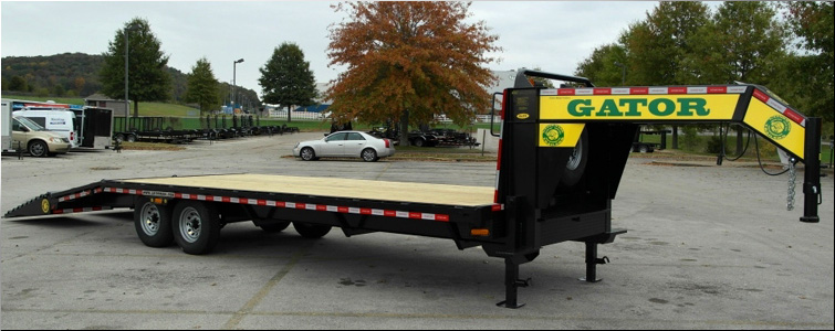 Gooseneck flat bed trailer for sale14k  Lenoir County, North Carolina